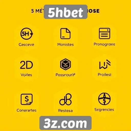 Métodos de pagamento disponíveis no 5hbet